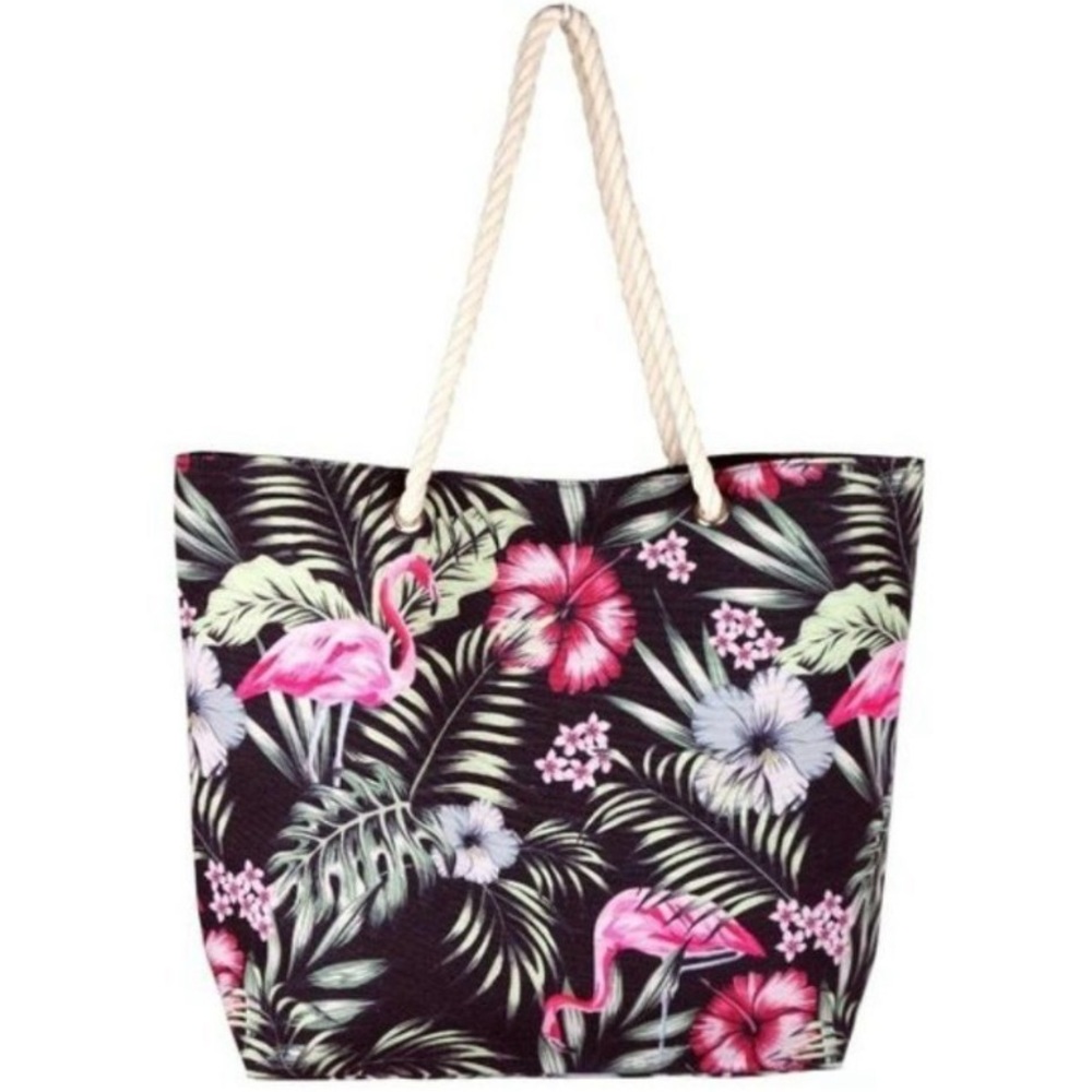 Oversized Flamingo Tote Beach Bag 🦩